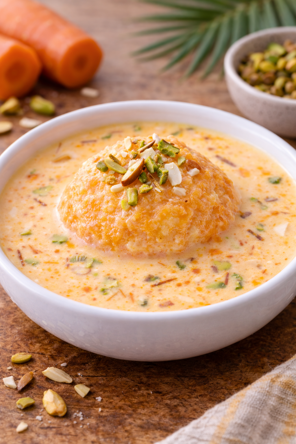 Carrot Rasamalai Piece